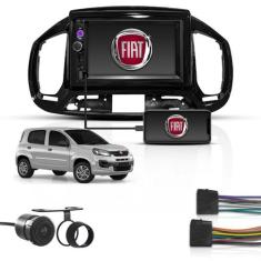 Kit Multimídia Mp5 2 Din 7 Bt Espelha Universal Fiat Uno Câm - First O