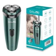Barbeador Elétrico 3 Lâminas Sem Fio Recarregável Máquina De Barbear