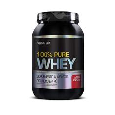 100% Pure Whey, Probiótica, Morango, 900 G