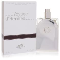Perfume-Col. Masculino Voyage D'hermes Hermes 35 Ml Eau De Toilette Recarregável