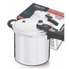 Panela de Pressão 8 Litros Eterna Polida Nigro