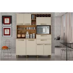 Armário de Cozinha Monte Rey 07 Portas e 02 Gavetas Valdemoveis