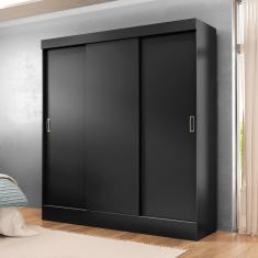 Guarda Roupa Casal 3 Portas de Correr San Marino Maxel Móveis