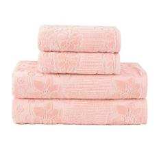 Kit Jogo De Toalhas Buddemeyer 4 Peças Banhão e Rosto Lollipop 100% Al