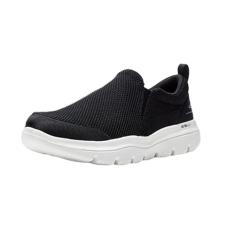 Skechers Go Walk Evolution Ultra masculino impecável, Preto/branco, 41