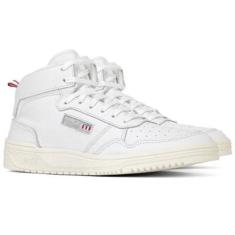 Tênis Masculino Coca Cola March Ray Leather Hi Couro Sneaker Conforto 2360-Masculino