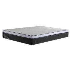 Colchão King Molas Ensacadas CR411C DHR50 193x203x35cm Preto-Branco Gazin