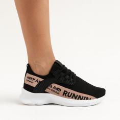 Tênis Academia Feminino Esportivo Malhar Treino Caminhada BF Shoes-Feminino