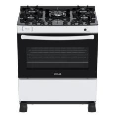 Fogao a Gas 5 Bocas Venax Gaudi Vitreo Branco, Bivolt