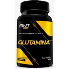 Bio Nutrir Glutamina 500Mg (120 Caps) - Bionutrir Preto