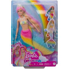 Barbie Fantasia Sereia Muda De Cor Sortimento Gtf89 Mattel
