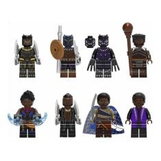 Bonecos Blocos De Montar Pantera Negra Filme Marvel