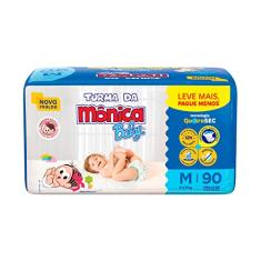 Turma da Mônica - Fralda Baby Giga M, 90 Unidades