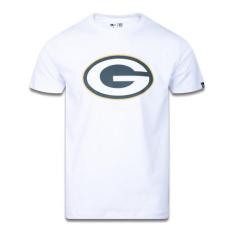 Camiseta Manga Curta Nfl Green Bay Packers Branco Verde New Era