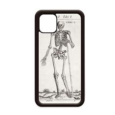 Decoração de esqueleto humano padrão de corpo para iPhone 11 Pro Max capa para celular Apple