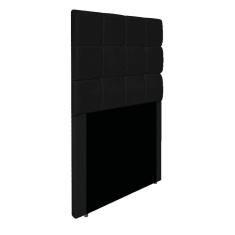 Cabeceira Estofada Manchester 90 Cm Solteiro Corano - Adj Decor Cor Preto