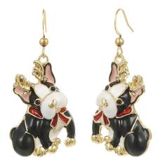 Madison Tyler Brincos femininos de Natal para animais de estimação | Gato fofo | Cães | Pinguins | Ursos | Alpacas | Rena | Porcos | Enfeites de Natal | Brincos de Natal para meninas, Zinco, Strass