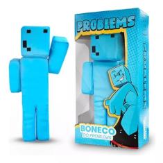 Boneco de Pelúcia Cosmokids PROBLEMS 32cm, Macio e Confortável, Toque Aveludado, Antialérgico, Estimula Imaginação e Criatividade