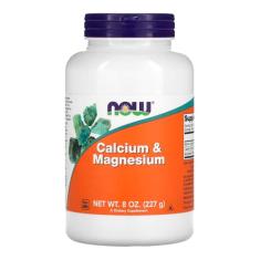 NOW Foods Pó Cálcio e Magnésio 227g Importado