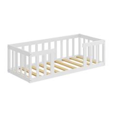 Cama Montessoriana Solteiro Branco - Nemargi, Branco