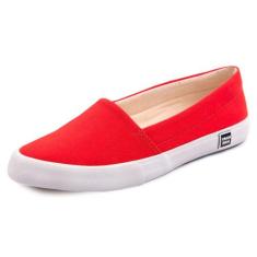 Tênis Mary Jane Flat Way Vermelho, 36, Vermelho