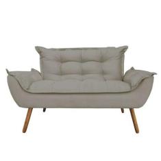 Namoradeira Decorativa Opala Sala de Estar Tecido Suede Kimi Decor, Ci