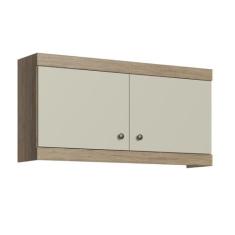 Armário Aéreo de Cozinha 2 Portas 1,20m Creta WoodCristalo - Decibal