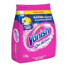 Vanish Tira Manchas Em Pó Multi Power Oxi Action 2 5Kg Refil Econômico Para Roupas Coloridas