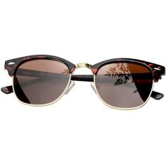 KANASTAL Óculos de Sol Masculinos Polarizados UV400 Classic Retro Femininos Óculos de Sol Semi Aro para Dirigir Viagem Festa
