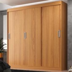 Guarda Roupa Casal 3 Portas de Correr 2 Gavetas Lisboa Evidência Móveis