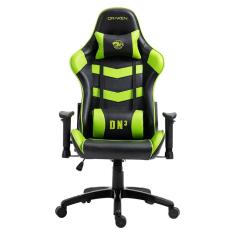 Cadeira Gamer DN3 Giratória Preto/Verde DRAXEN