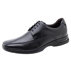 Sapato Smart Comfort Air Spot Preto Cadarço-Preto-38