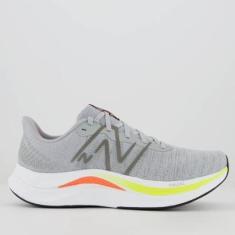 Tênis New Balance Fuelcell Propel V4 Cinza e Branco-Masculino