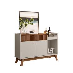 Buffet Lucca Retrô com Porta Bebidas Linea Brasil