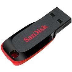 Pen Drive SanDisk Cruzer Blade 128GB USB 2.0
