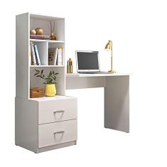Escrivaninha Para Quarto Branco Cristal Peternella