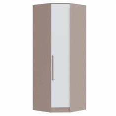 Guarda Roupa Modulado Canto Oblíquo 1 Porta Requinte+ Móveis Castro Duna Line/Branco Line