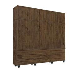 Guarda-roupa Casal Thor 10 Pt 9 Gv Amêndoa