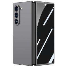 STORMTAL Capa para Samsung Galaxy Z Fold 6 com protetor de tela de privacidade integrado, ajuste fino, à prova de choque, capa protetora fosca de policarbonato resistente para Galaxy Z Fold 6 2024