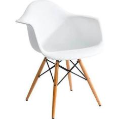 Cadeira Charles Eames Eiffel Com Braço - Kasa Decor Shop, Branco