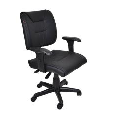 Cadeira para Escritório Super Soft Executiva 110cm X 58cm X 53cm Preto