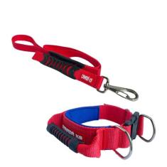 Coleira com Alça com Guia para Cães de Grande Porte - Canadá K9 Acessó