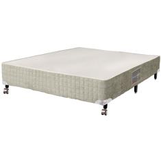 Base Box Para Colchão De Casal Castor Premium Gel 39X138X188 Cm Cinza Com Branco