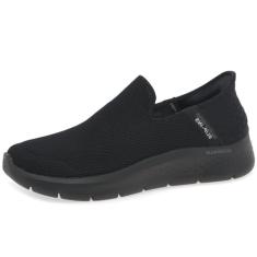 Skechers Masculino, Tecido preto, 11.5 US