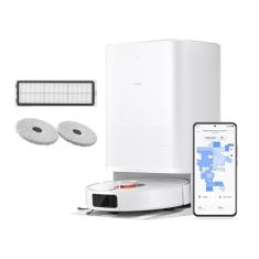 XIAOMI Robot Vacuum X20 Pro - Robot aspirador e limpa-chão com sistema inteligente de navegação a laser (LDS), sucção de 7000 Pa, caminhos de limpeza em zigue-zague, branco (versão ES)