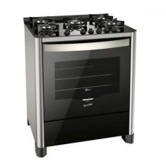 Fogão de Piso 5 Bocas Gran Cheff Gás com Vidro Bivolt Silver - Fischer