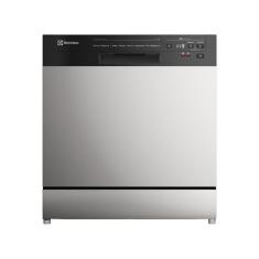 Lava-louças Electrolux 8 Serviços com Função Higienizar LS08E Inox, In