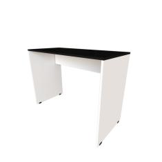 Escrivaninha Fini Preta e Branca 130 cm