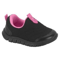 Tênis Molekinha Slip On - Infantil, Preto 01, 20