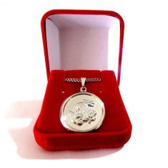 Colar Cordão São Jorge Religioso De Aço Inox - Milena Folheados